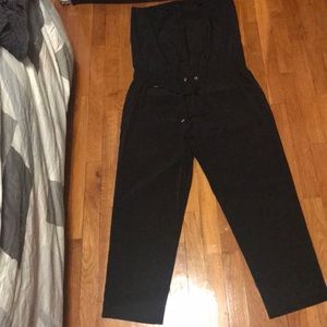 Express strapless pants romper
